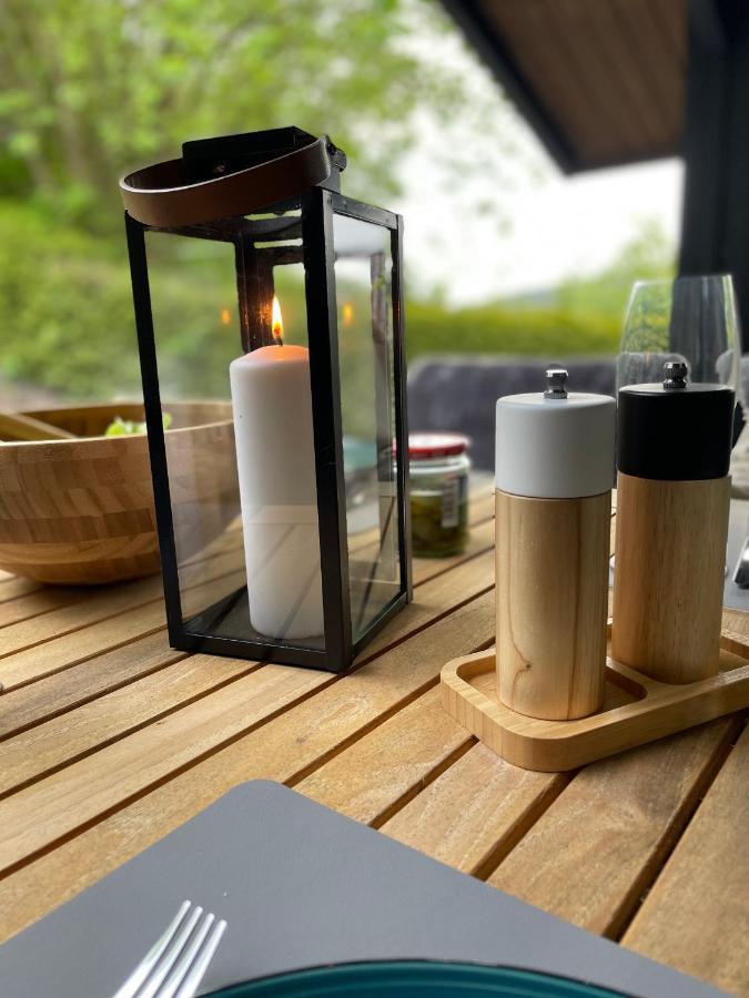 Ferienhaus Kleine Auszeit In Der Natur Mit Kamin, Yogamatten, Schoene Kueche Extertal Esterno foto