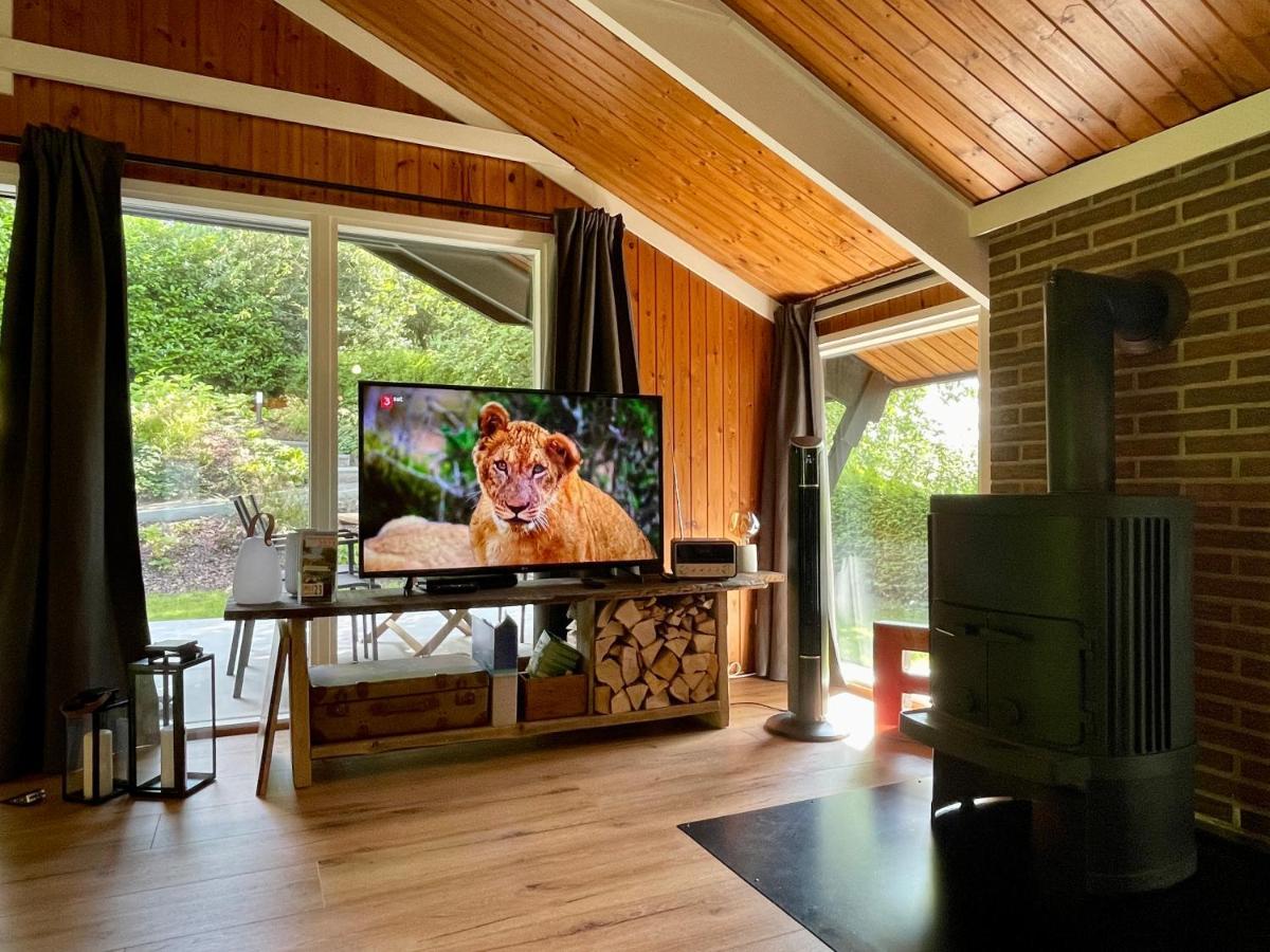 Ferienhaus Kleine Auszeit In Der Natur Mit Kamin, Yogamatten, Schoene Kueche Extertal Esterno foto
